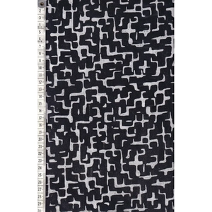 BLACK & WHITE #1535 by Batik Australia 110cm Wide Cotton Fabric