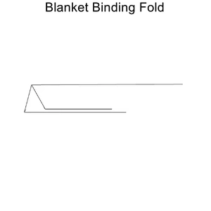 BLACK 50mm (Folded) Woven Edge Satin Blanket Binding By The Metre
