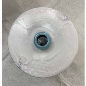Tajima Bobbin Thread, Bobbinfil 60, White, 50,000m Cone, 100% Polyester