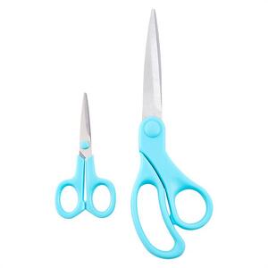 Klasse 2pc Household Scissors Set, 210mm (8 1/4") and 115mm (4 1/2") BK3520.BLUE