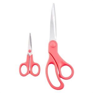 Klasse 2pc Household Scissors Set, 210mm (8 1/4") and 115mm (4 1/2") BK3520.PINK