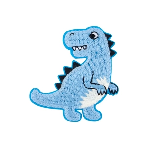 DINOSAUR BLUE Motif Iron-On 7cm x 6cm - Patch Me Up by Make It BM6906