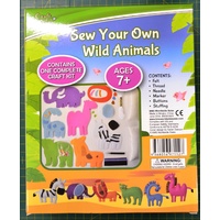 Sew Your Own Wild Animals Kit, Fully Boxed Kit, All You Need To Make Included