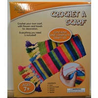 BMS Crochet A Scarf, Complete Craft Kit For Ages 7+ Ideal Gift Idea Craft 4 Kids