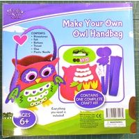 Make Your Own Owl Handbag, Fully Boxed Kit, All You Need To Make Included