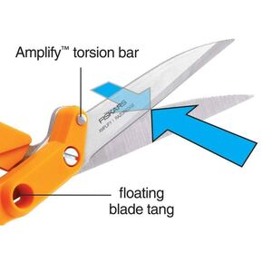 Fiskars 10" Amplify RazorEdge Premium Fabric Shears 171010, Fiskars Scissors
