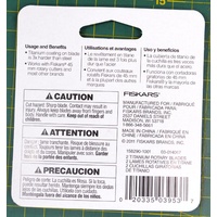 Fiskars 45mm Rotary Cutter Titanium Coated Blades, 2 Pack Straight Cut