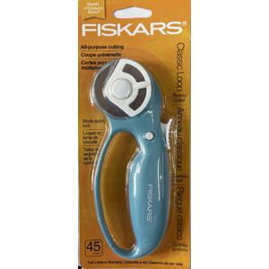 FISKARS Classic Loop 45mm Rotary Cutter, Safety Blade Lock
