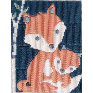 DMC I Can Stitch GASPAR THE FOX Long Stitch Kit, 10cm x 13cm C300K