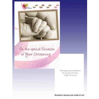 Christening Greeting Card, GIRL, On The Special Occasion of Your Christening