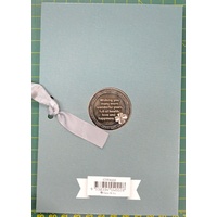 Happy 21st Birthday Card & Lucky Coin, 115 x 170mm, Luck Coin 35mm, A Beautiful Gift