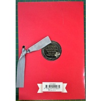 Happy Birthday Card & Lucky Coin, 115 x 170mm, Luck Coin 35mm, A Beautiful Gift