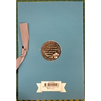 HOORAY, A Baby, Guardian Angel, Card & Lucky Coin, 115 x 170mm, Luck Coin 35mm