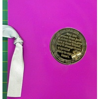 Dearest Sister, Card & Lucky Coin, 115 x 170mm, Luck Coin 35mm, A Beautiful Gift