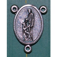 Rosary Centre Piece, Holy Spirit, Silver Tone 20 x 15mm 