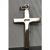 Sterling Silver Crucifix 30mm x 20mm, Boxed, Hallmarked 925, Argento