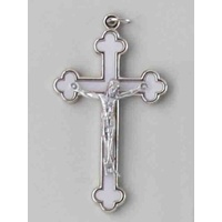 Crucifix, 60mm Luminous Backed, Metal Crucifix Pendant, Quality Made in Italy