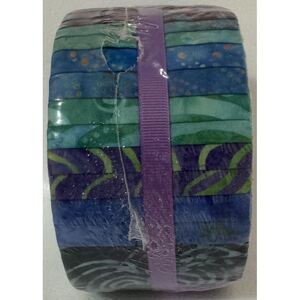 Batik Australia NORTHERN DELIGHTS Colour Wheel Roll, 40 x 2 1/2" Strips