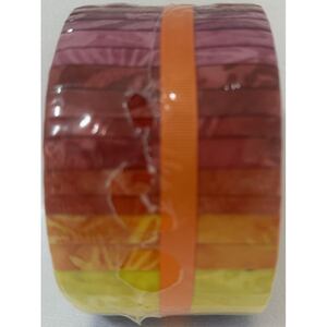 Batik Australia RAINBOW Colour Wheel Roll, 40 x 2 1/2" Strips