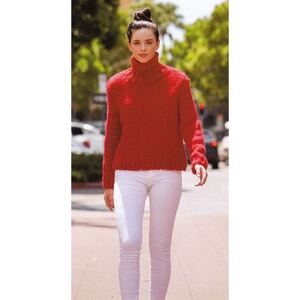 Chunky Polo Crucci Knitting Pattern 1808 for 14 Ply Yarns