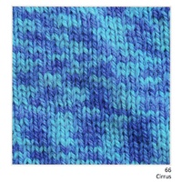 Woolly Crafty Prints Knitting Yarn 100% Pure Wool 8 Ply, 100g Hanks #66 CIRRUS