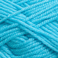 WOOLLY 4 Ply Baby Merino Knitting Yarn, 100% Pure Merino Wool, 50g Ball, AQUA