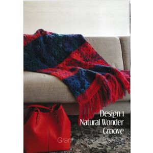 Crucci Knitting Pattern BOOK 1703, 12 New Designs, Blankets, Throws, Cushions