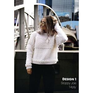 Crucci Knitting Pattern BOOK 1704, 11 New Designs, Jumpers, Shawls, Jackets etc.