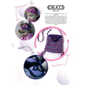 Crucci Knitting Pattern BOOK 1705, 25 New Designs for Baby