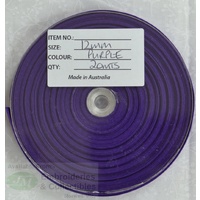 Cotton Bias Binding, 12mm Single Folded, FULL 20 Metre ROLL, PURPLE