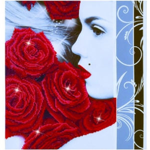 Diamond Dotz ROSE ROMANCE DD14.003, 5D Multi Faceted Diamond Art Kit