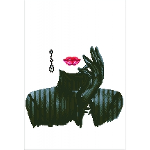 Diamond Dotz LADY IN BLACK SCROLL DD17.006 5D Diamong Painting Art Kit,