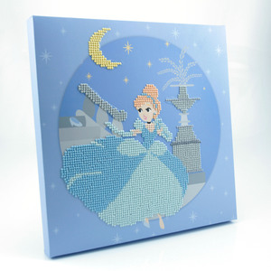 Diamond Dotz DOTZBOX CINDERELLA MIDNIGHT DDB.011, 5D Diamond Painting Kit