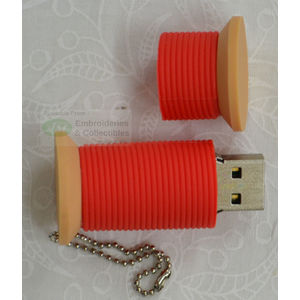 2GB USB Flash Drive, Thread Spool Shaped, Sewing Machines, Computers etc.