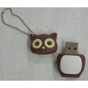 OWL Shaped 2GB USB Flash Drive, For Sewing Machines, Computers etc.
