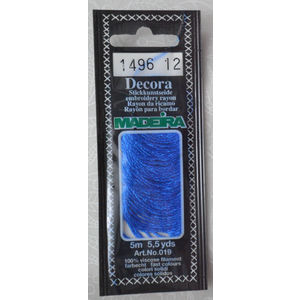 Madeira Decora Brilliant 4 Strand Rayon Hand Embroidery Floss, 5m Col 1496