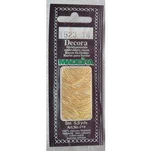 Madeira Decora Brilliant 4 Strand Rayon Hand Embroidery Floss, 5m Col 1523