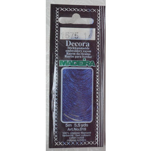 Madeira Decora Brilliant 4 Strand Rayon Hand Embroidery Floss, 5m Col 1575