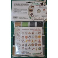 Madeira Furry Friends Machine Embroidery Kit in Wool & Cotton