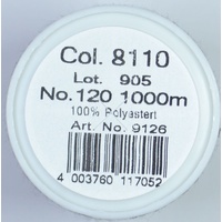 Madeira Aerofil 120, 100% Polyester Sew All Thread 1000m COL 8110