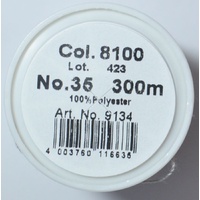 Madeira Aerofil 300m, No.35 EXTRA STRONG THREAD, Colour 8100 GREY