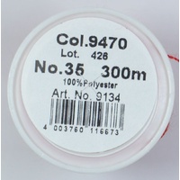 Madeira Aerofil 300m, No.35 EXTRA STRONG THREAD, Colour 9470 Red