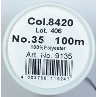 Madeira Aerofil No.35 Extra Strong Thread 100m Colour  8420, DEEP BLUE