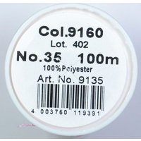 Madeira Aerofil No.35 Extra Strong Thread 100m Colour  9160, BRIGHT PINK