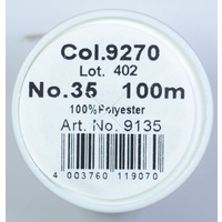 Madeira Aerofil No.35 Extra Strong Thread 100m Colour  9270, DARK BEIGE