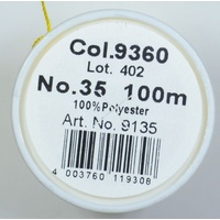 Madeira Aerofil No.35 Extra Strong Thread 100m Colour  9360, GOLDEN YELLOW