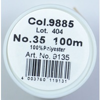 Madeira Aerofil No.35 Extra Strong Thread 100m Colour  9885, DARK TAN