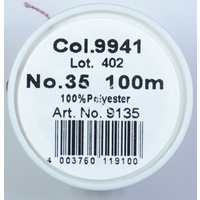 Madeira Aerofil No.35 Extra Strong Thread, 100m Colour  9941, WINE BERRY