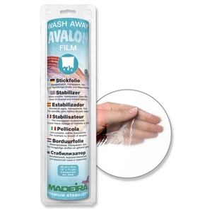 Madeira Avalon Film Wash Away Embroidery Stabilizer (Solvy) 30cm x 10m Roll