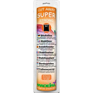 Madeira Super Strong BLACK Cut Away Embroidery Stabilizer 30cm x 5m